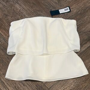 NWT Halston Heritage Strapless Top